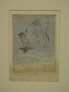 Appraisal: INK DRAWING - 'Crow Indian' by George Catlin NJ -