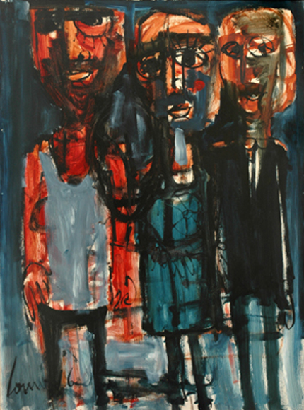 Appraisal: Kevin Connor born Night People oil on board signed and