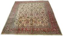 Appraisal: Sarouk Carpet ca 's Persian saruk blue rug Very rare