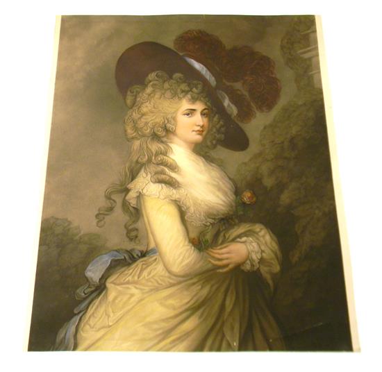 Appraisal: After Thomas Gainsborough English - Georgiana Duchess of Devonshire th