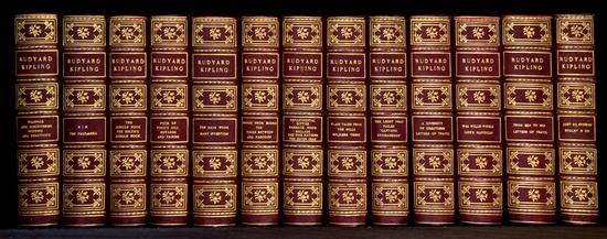 Appraisal: KIPLING Rudyard Works New York Doubleday vol vo x mm