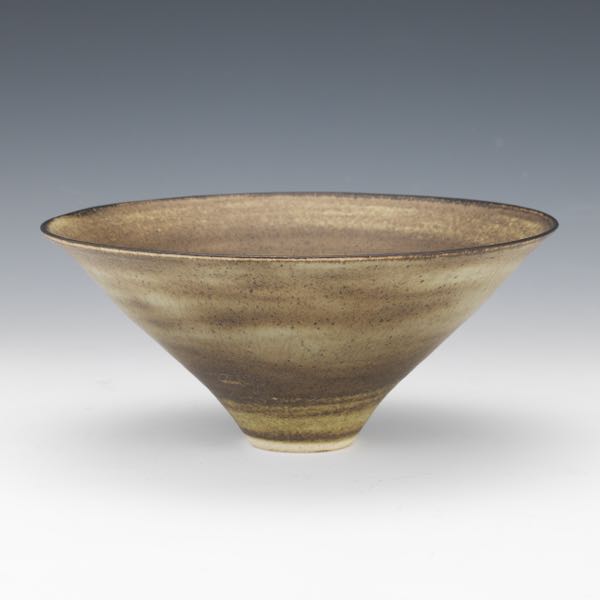 Appraisal: LUCIE GOMPERZ RIE AUSTRIAN - x Footed bowl in earthy