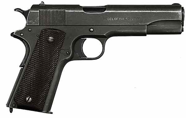 Appraisal: WWI Colt Government Model Semi-Auto Pistol ACP cal barrel S