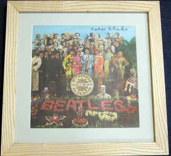 Appraisal: Peter Blake - colour print Sgt peppers Lonely Hearts Club