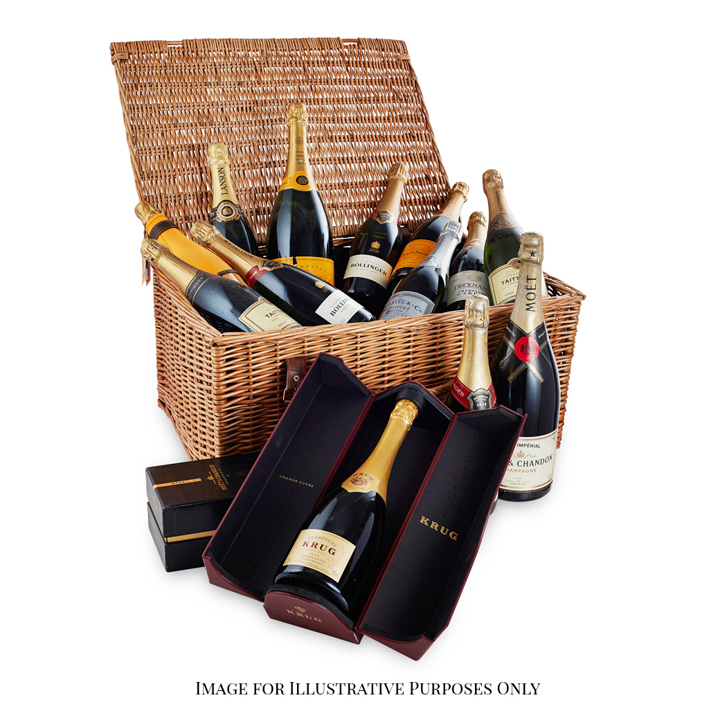 Appraisal: CHAMPAGNE- A mixed groupTaittinger brut Taittinger Henriot Lanson black label