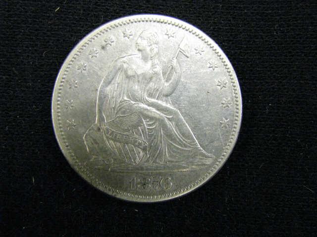 Appraisal: -S Seated Liberty Half Dollar extra fine