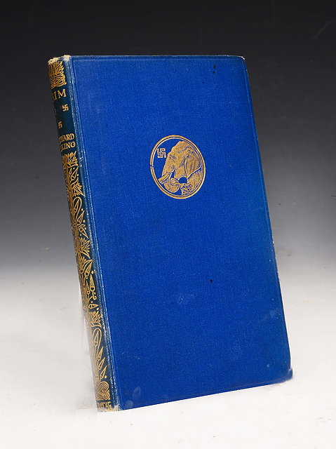 Appraisal: KIPLING Rudyard Kim Macmillan Ill Lockwood Kipling signed by Rudyard