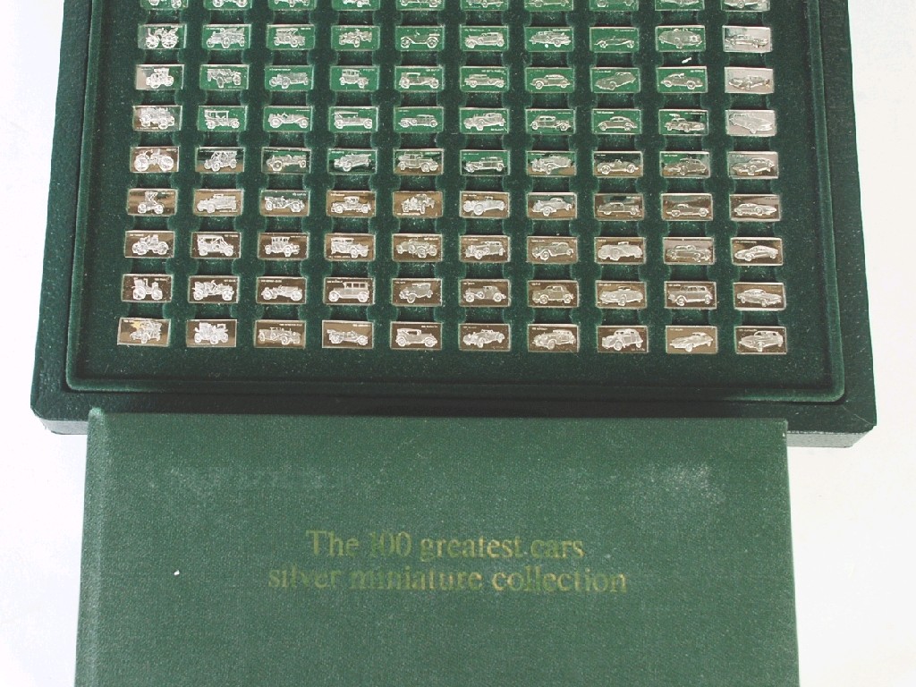 Appraisal: JOHN PINCHES LTD BOXED SET OF ONE HUNDRED MINIATURE INGOTS