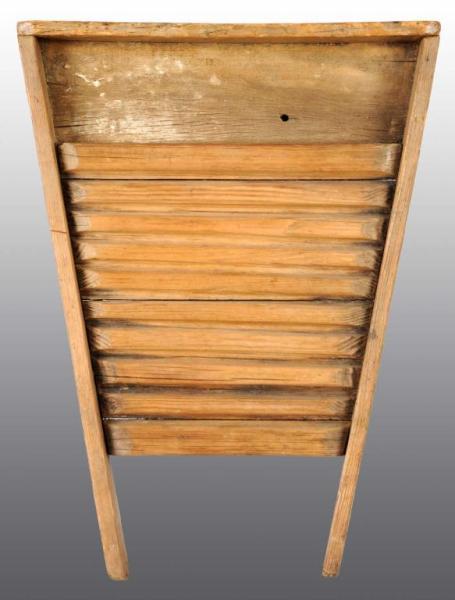 Appraisal: Wooden Washboard Condition Very Good Size T