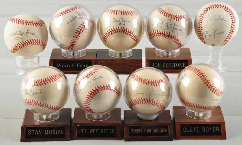 Appraisal: Lot of Autographed Baseballs Description Includes three COAs for Pee