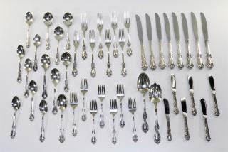 Appraisal: International Sterling Joan of Arc Flatware Set UNITED STATES CIRCA