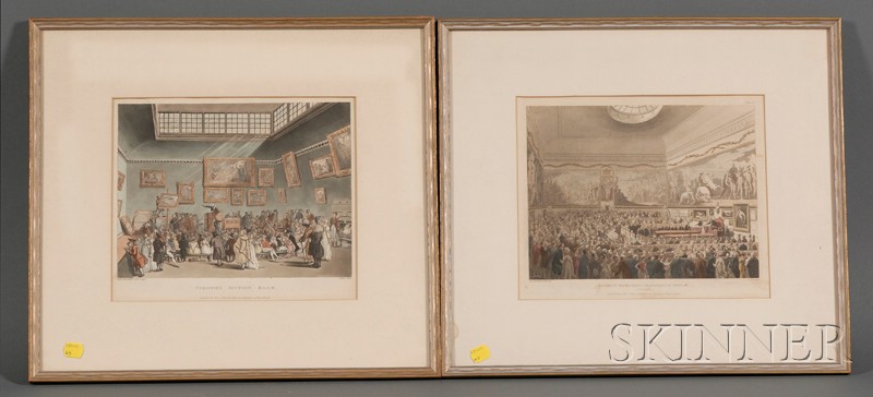 Appraisal: Thomas Rowlandson British - and Augustus Charles Pugin - Lot