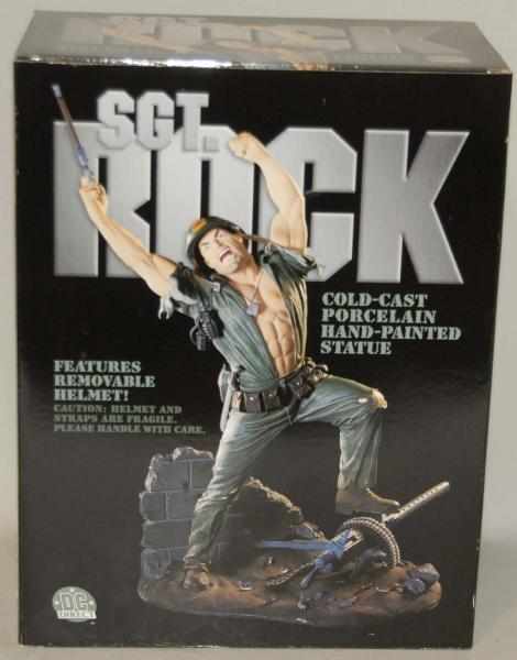 Appraisal: DC Direct Sgt Rock Statue in Box Porcelain Limited edition