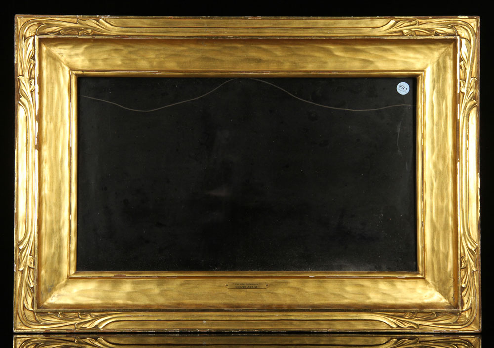 Appraisal: A - Newcomb Macklin Gold Leaf Frame Rare Newcomb Macklin