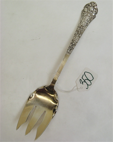 Appraisal: GORHAM STERLING SILVER SERVING FORK in the Medici pattern of