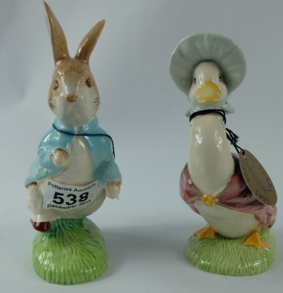 Appraisal: Beswick Beatrix Potter figures Jemima Puddle-Duck boxed and Peter Rabbit