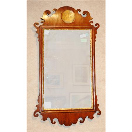 Appraisal: George III Style Parcel Gilt Mahogany Mirror Estimate -