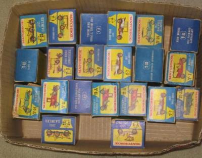 Appraisal: Twenty one Yesteryear models yellow and blue pictorial boxes G-E