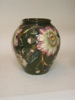 Appraisal: A MOORCROFT POTTERY VASE date mark for of ovoid form