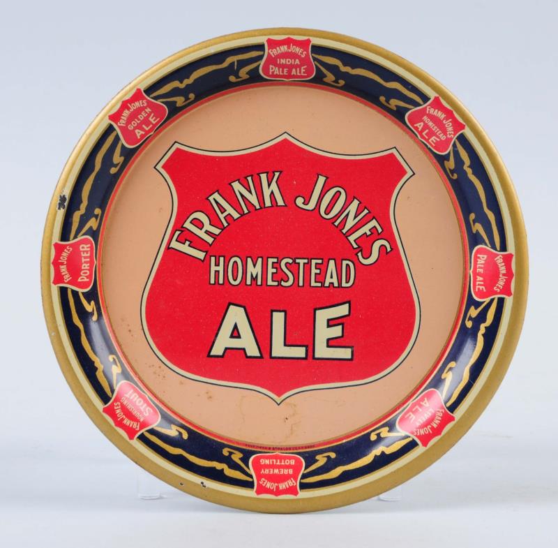 Appraisal: Frank Jones Homestead Ale Beer Serving Tray This tray has