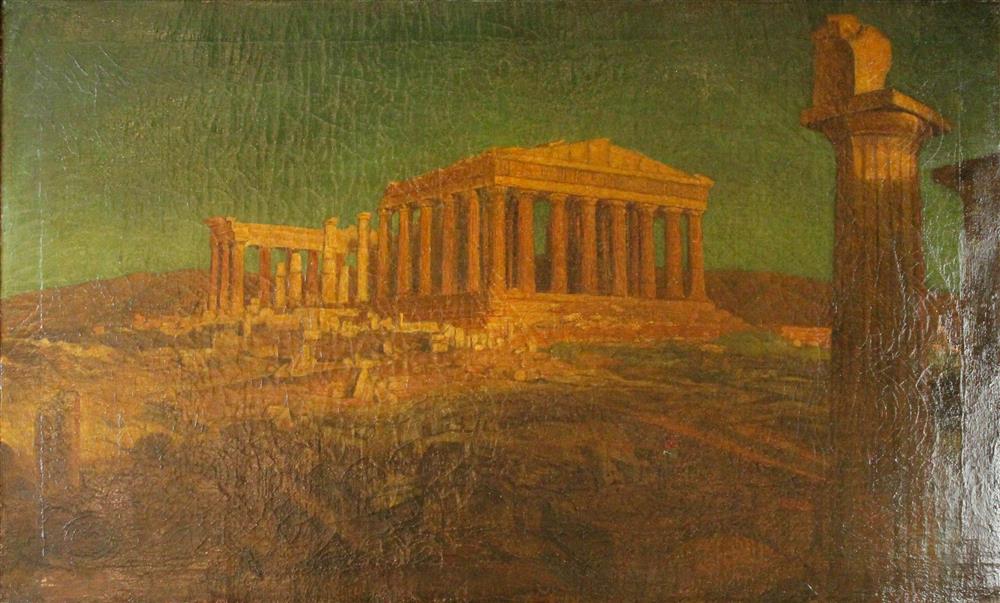 Appraisal: AFTER FREDERIC EDWIN CHURCH TH TH CENTURY THE PARTHENON Oil