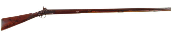 Appraisal: NEW ENGLAND BUCK AND BALL RIFLE Cal rnd bbl The