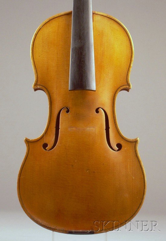 Appraisal: Modern Violin c labeled GIUSEPPE FIORINI and branded FIORINI at