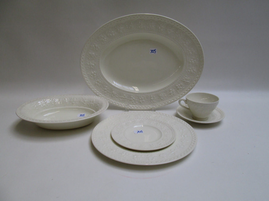 Appraisal: WEDGWOOD WELLESLEY CHINA SET fifty-one pieces comprised of dinner plates