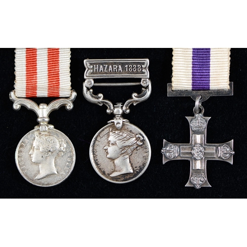 Appraisal: Miniature medals comprising Military Cross Indian Mutiny and India General