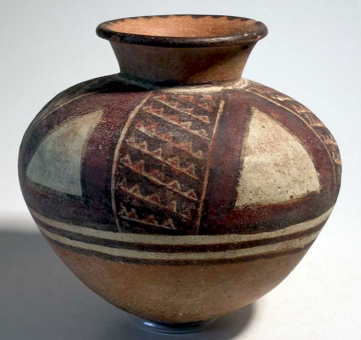 Appraisal: Ica Polychrome Olla - Peru ca - AD Ica Polychrome