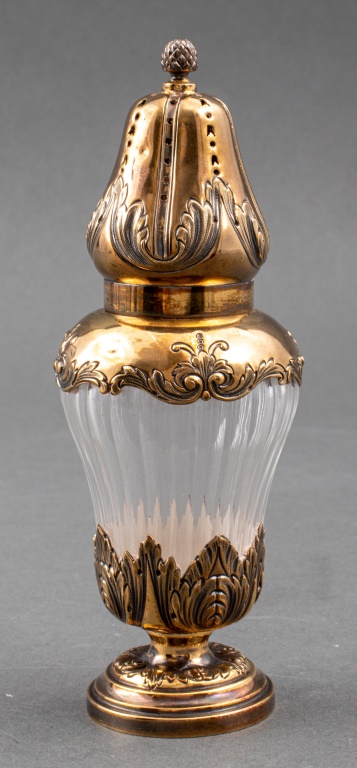 Appraisal: FRENCH LOUIS XV STYLE VERMEIL SUGAR CASTER Louis XV style