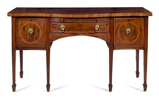 Appraisal: An American Mahogany Sideboard Height x width x depth inches