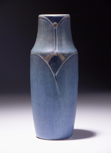 Appraisal: NEWCOMB COLLEGE Corseted vase decorated by an unidentified artist with