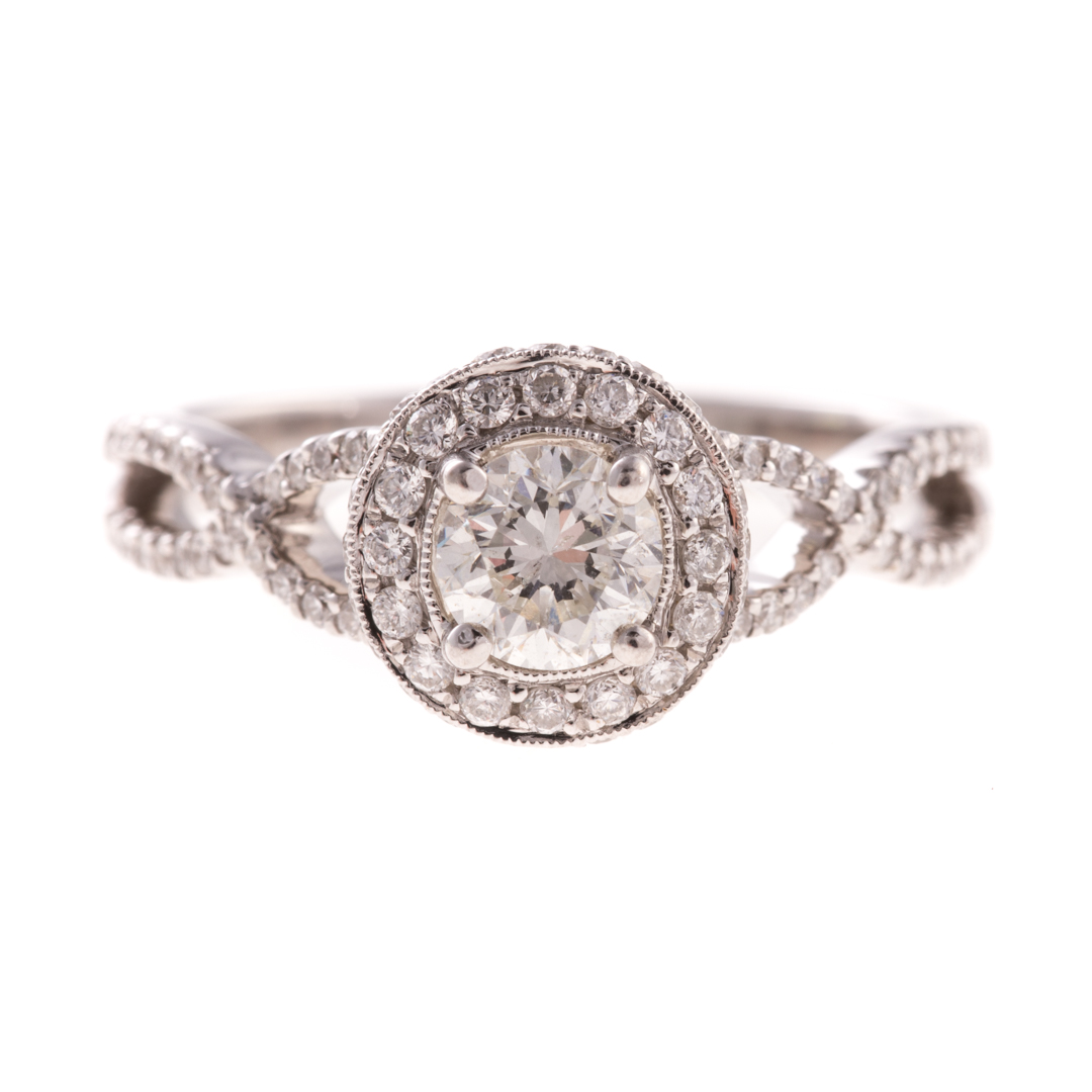 Appraisal: A Lady's Diamond Engagement Ring in K K white gold