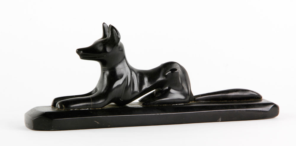 Appraisal: - Inuit Stone Carving Inuit carving of a dog stone