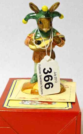 Appraisal: Royal Doulton Bunnykins Figure Jester DB Limited Edition Boxed with