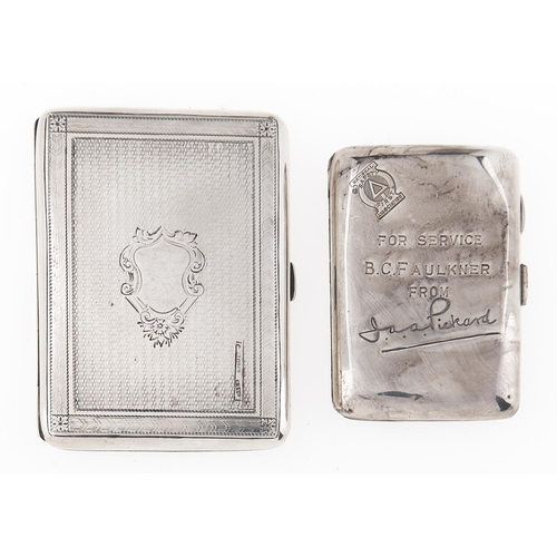 Appraisal: A Victorian silver card case with ivory tablet and silk