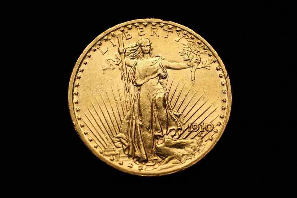 Appraisal: COIN - Saint-Gaudens gold coin ungraded From a Rockland ME