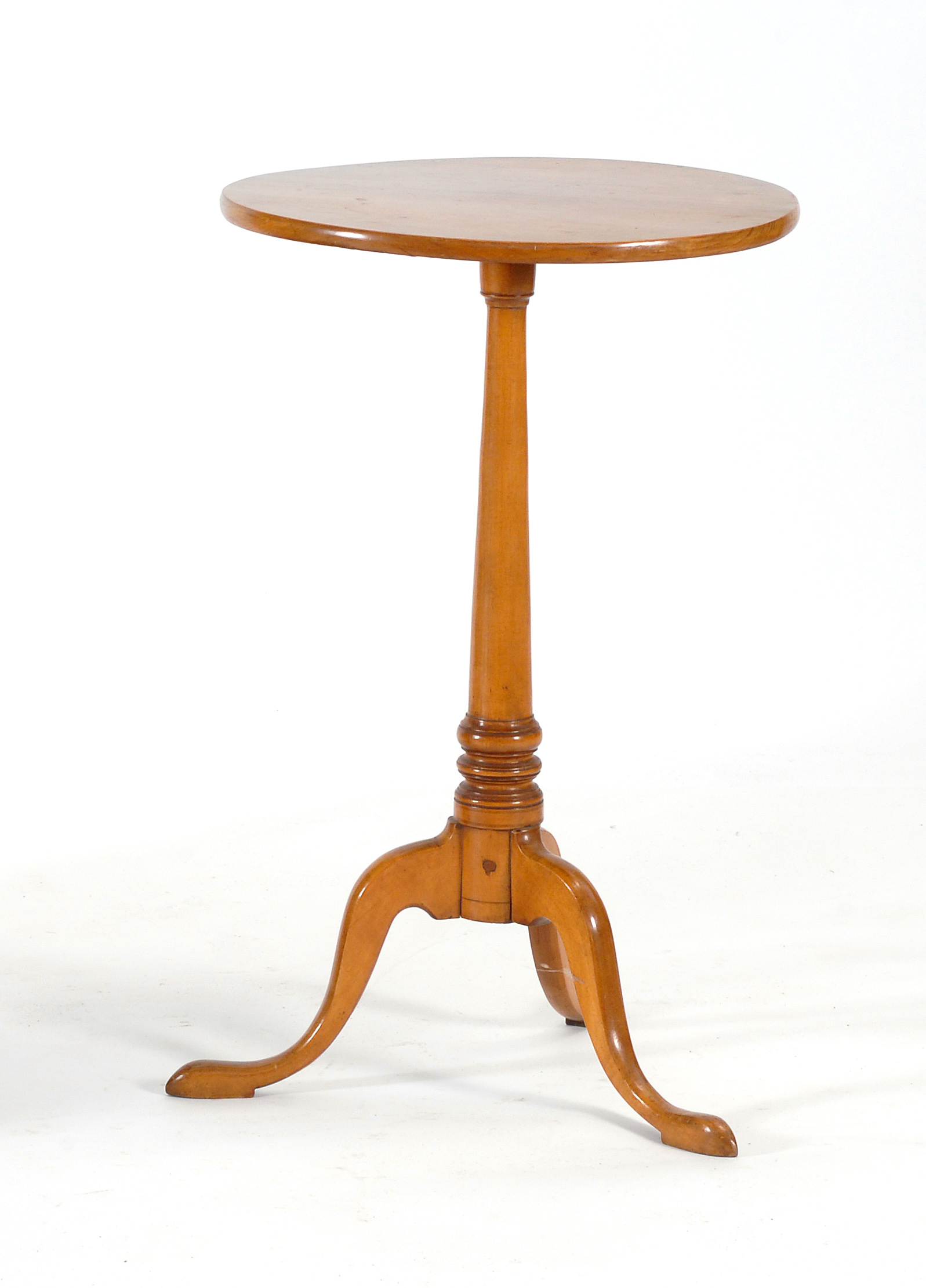 Appraisal: TH CENTURY AMERICAN QUEEN ANNE STAND in cherry With circular