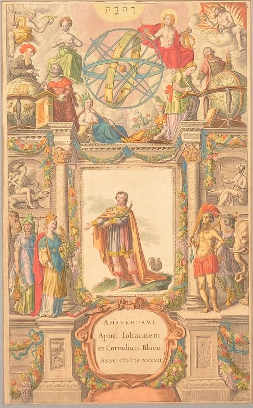 Appraisal: Title page of the 'Theatrum Orbis Terrarum' Title page of