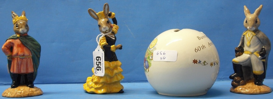 Appraisal: Royal Doulton Bunnykins Figures Sherrif of Notthingham DB Prince John