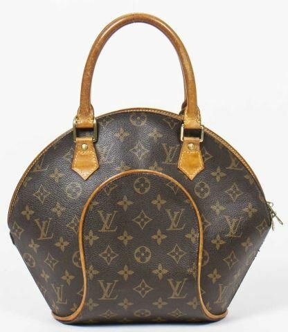 Appraisal: Louis Vuitton Ellipse bowling bag in monogram coated canvas with