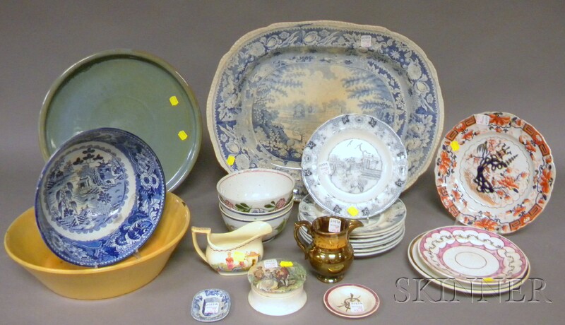 Appraisal: Twenty-three Pieces of English Dutch and Other Ceramic Tableware including