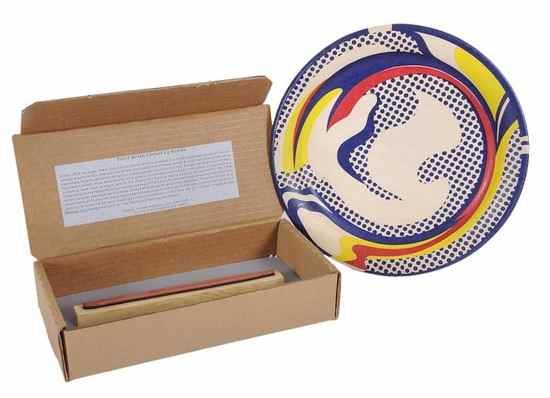 Appraisal: Roy Lichtenstein - Paper Dinner Plate paper dinner plate with