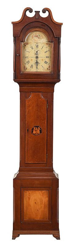 Appraisal: Seth Thomas Inlaid Federal Tall Case Clock early th century