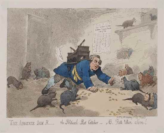 Appraisal: Thomas Rowlandson - The Apostate Jack R the Political Rat