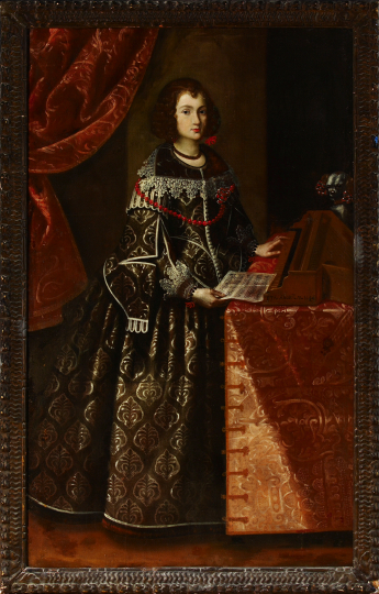 Appraisal: After Diego Rodriguez de Silva y Velasquez Spanish - Portrait