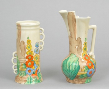 Appraisal: Two Beswick Glazed Ceramic Pieces Two Beswick glazed ceramic pieces