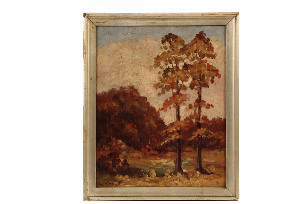 Appraisal: LEANDER LEITNER OH DE NY - - Impressionist Autumn Landscape