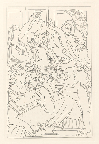 Appraisal: PICASSO PABLO Aristophanes Lysistrata etched plates and illustrations by Picasso